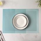 Салфетка сервировочная на стол «Тритон», 45×30 см, бирюзовая - Фото 2