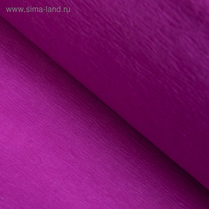 Бумага креп «Яркий пурпурный» неон, 0,5 х 2 м - Фото 1
