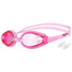 Очки для плавания детские ONLYTOP, беруши, цвета МИКС - Фото 9
