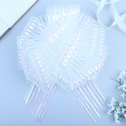 Подарочный бант - шар №10 «Полоски», белый, для упаковки подарков - Фото 3