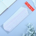 Подарочный бант - шар №10 «Полоски», белый, для упаковки подарков - Фото 5