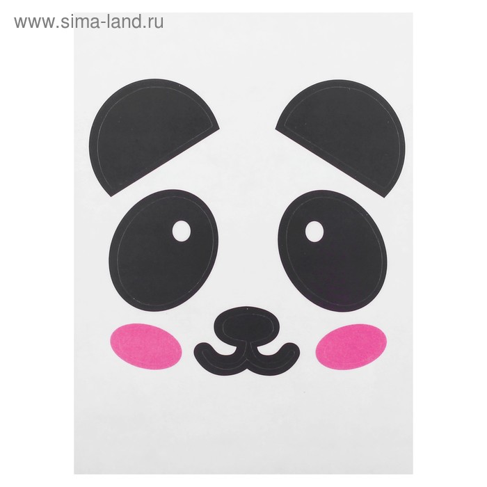 Наклейка на полимерные шары «Панда» - Фото 1