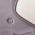 Коврик для ванной «Дельфины», 50×80 см, серый 4280832