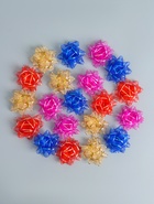 Подарочный Бант - звезда №7.5 «Золотая полоса», для упаковки подарков, набор 20 шт., МИКС - Фото 3