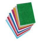 Фоамиран цветной deVENTE, набор А4, 2 мм, 10 листов × 10 цветов, с блёстками - Фото 2