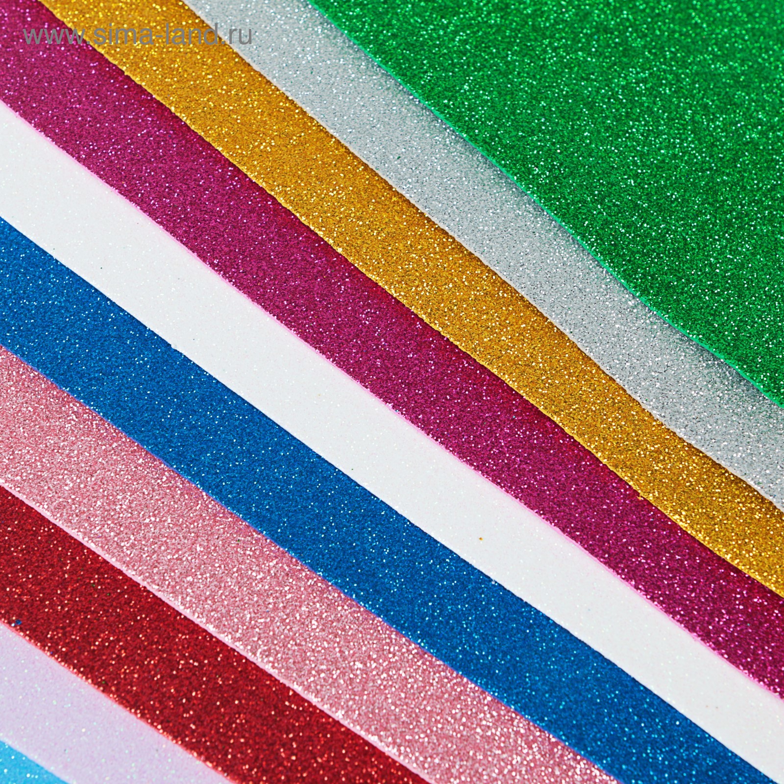 Rainbow glitter stripe fabric