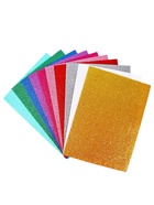 Фоамиран цветной deVENTE, набор А4, 2 мм, 10 листов × 10 цветов, с блёстками - Фото 6
