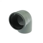 Отвод канализационный FLEXTRON, внутренний, d=110 мм, 90° - Фото 1