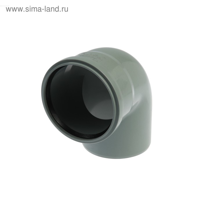 Отвод канализационный FLEXTRON, внутренний, d=110 мм, 90° - Фото 1