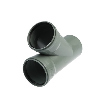 Тройник канализационный FLEXTRON, внутренний, d=110×110 мм, 45°