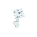 Ценникодержатель «Дели» с зажимом для гастроёмкостей, 2×2×4 см, цвет прозрачный - Фото 4