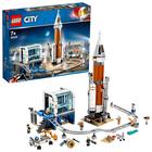 Конструктор Lego City «Ракета для запуска в далекий космос и пульт управления запуском», 837 деталей - Фото 1