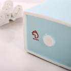 Дозатор для моющего средства с подставкой для губки и щётки Доляна «Камелия», цвет голубой - Фото 4