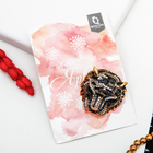 Брошь «Тигр», цветная в чернёном золоте - Фото 3