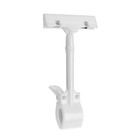 Ценникодержатель с зажимом, d=3.5 см, 8.5×7×17 см, белый - Фото 2