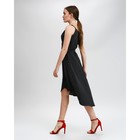 Платье женское ONLITOP Peas, асимметричная длина, размер 50, цвет чёрный - Фото 2