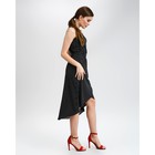 Платье женское ONLITOP Peas, асимметричная длина, размер 52, цвет чёрный - Фото 3