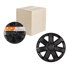 Колпаки колёсные Airline «Гелакси», 13", карбон, цвет чёрный глянец, 2 шт - Фото 1