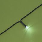 Гирлянда «Нить» 20 м, IP44, тёмная нить, 200 LED, свечение белое, 2 режима, солнечная батарея - фото 8466318