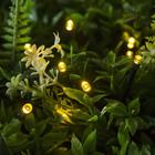 Гирлянда «Нить» 20 м, IP44, тёмная нить, 200 LED, свечение жёлтое, 2 режима, солнечная батарея 4137016 - фото 319859285