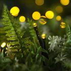 Гирлянда «Нить» 20 м, IP44, тёмная нить, 200 LED, свечение жёлтое, 2 режима, солнечная батарея 4137016 - фото 319859287