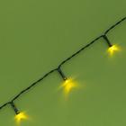 Гирлянда «Нить» 20 м, IP44, тёмная нить, 200 LED, свечение жёлтое, 2 режима, солнечная батарея 4137016 - фото 319859289