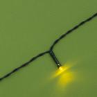 Гирлянда «Нить» 20 м, IP44, тёмная нить, 200 LED, свечение жёлтое, 2 режима, солнечная батарея 4137016 - фото 319859290