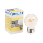 Лампа накаливания Philips Stan P45 FR 1CT/10X10, E27, 60 Вт, 230 В - Фото 1