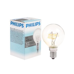 Лампа накаливания Philips Stan P45 CL 1CT/10X10, E14, 40 Вт, 230 В 4390841