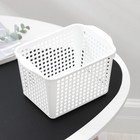 Корзина для хранения «Лофт», 2 л, 20×13,5×12 см, белая - Фото 2