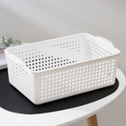 Корзина для хранения «Лофт», 3.8 л, 29.5×18.5×10.5 см, белая - Фото 1