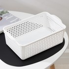 Корзина для хранения «Лофт», 3.8 л, 29.5×18.5×10.5 см, белая - Фото 2