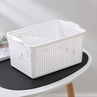 Корзина для хранения без крышки «Лофт», 5.3 л, белая - Фото 1