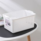 Корзина для хранения без крышки «Лофт», 5.3 л, белая - Фото 2