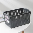 Корзина для хранения «Лофт», 5.3 л, 29.5×18.5×14.5 см, цвет серый - Фото 4