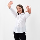 Школьная блузка для девочки, цвет белый, рост 152 см - фото 20939424 Школьная блузка для девочки, цвет белый, рост 152 см - фото 20939424