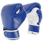 Перчатки боксёрские детские, цвет синий - фото 318198172