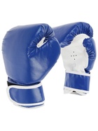 Перчатки боксёрские детские, синие, размер 4 oz 3867635