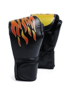 Перчатки боксёрские детские, размер 6 oz, чёрные - Фото 6