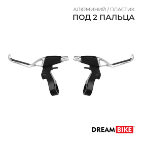 Комплект тормозных ручек Dream Bike, пластик-алюминий 4089538