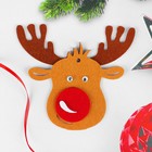 Ёлочная игрушка из фетра «Милый олень», своими руками - Фото 1