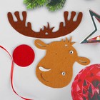 Ёлочная игрушка из фетра «Милый олень», своими руками - Фото 2