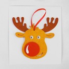 Ёлочная игрушка из фетра «Милый олень», своими руками - Фото 3
