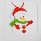 Ёлочная игрушка из фетра «Весёлый снеговик», своими руками - Фото 3