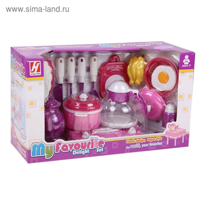 Набор посуды "Хозяюшка", 15 предметов - Фото 1