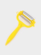 Овощечистка многофункциональная Доляна, 16×9 см, жёлтая - Фото 1