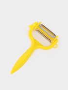 Овощечистка многофункциональная Доляна, 16×9 см, жёлтая - Фото 3