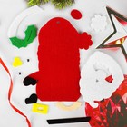Ёлочная игрушка из фетра «Дедушка мороз красный нос», своими руками - Фото 2