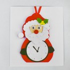 Ёлочная игрушка из фетра «Дед мороз с часами», своими руками - Фото 3