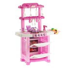 Игровой набор «Лучшая кухня» с аксессуарами, световые и звуковые эффекты, бежит вода из крана, 33 предмета, уценка - Фото 5